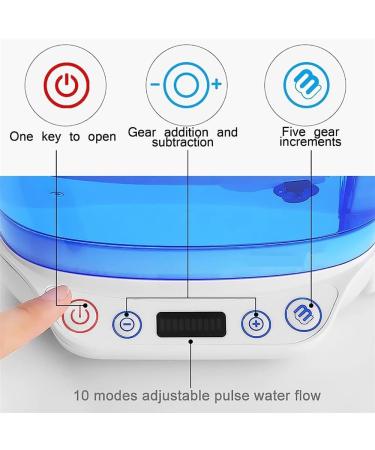 Electric Nasal Irrigator | 4 Nozzle | Adjustable in 10 Steps | 360 Rotating Nozzle - Buy Online on GoSupps.com