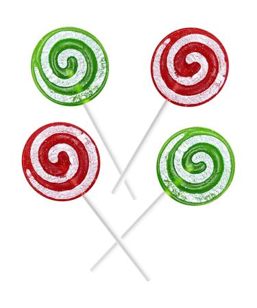 Christmas Lollipop Santa  Tree  Swirl  Candy Canes  and Sweet Ball Assortment  Mixed Fruit Flavor  Individually Wrapped (Half-Pound  Christmas Lollipops Assortment #2) 8 Ounce (Pack of 1) Christmas Lollipops Assortment #2 - Buy Online on GoSupps.com
