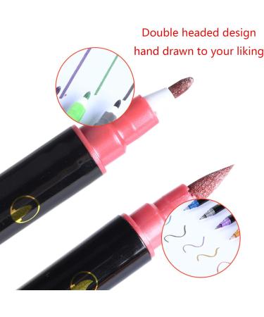 SUXINRY Food Decorating Pens Edible Marker Double Sided Pens Fade-Resistant Easily Decorate Desserts Fondant Cake Cookie - Buy Online on GoSupps.com