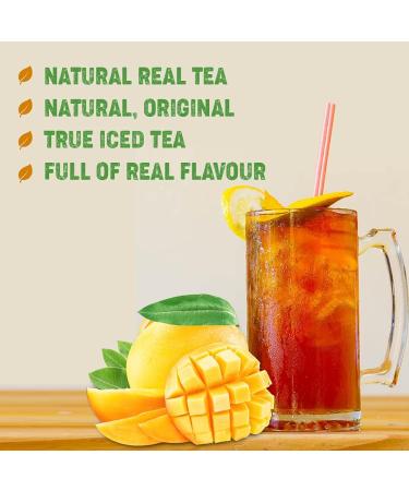 Teaforia Mango Iced Tea Mix (1kg) - Refreshingly Fruity & Delicious | Ideal for Iced Tea & Bubble Tea | Vegan & Natural Ingredients - Buy Online on GoSupps.com