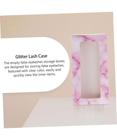 40pcs Marble Eyelash Cases - Makeup Storage Organizer for Fake Eyelashes | Empty Lash Box | Pink Cosmetic Storage - Buy Online on GoSupps.com