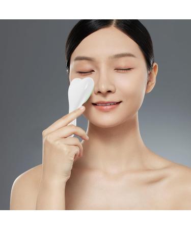 Healeved Facial Cleansing Brush Silicone Waterproof Face Scrubber Heart Shape Manual Handheld Facial Exfoliator Blackhead Face Wash Brush for Deep Cleaning Skin Care - Buy Online on GoSupps.com