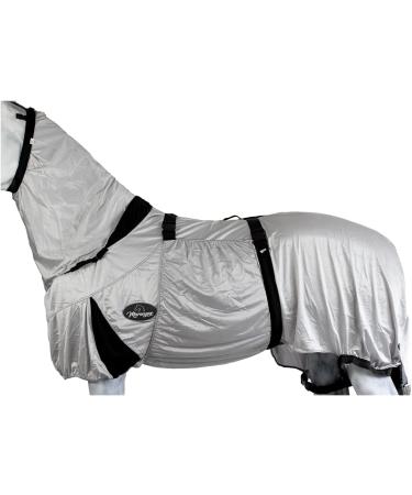 Marengos Eczema Horse Ceiling - Neck & Abdomen Protection Insect-Resistant Fine-Meshed Fabric Silver Gray 135cm - Buy Online on GoSupps.com