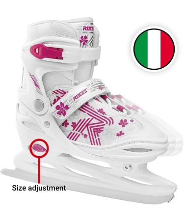 Roces Girls Jokey Ice 3.0 Skates - White-Pink Sizes 30-33 | Premium Ice Skating for Kids Fast International Shipping - Buy Online on GoSupps.com