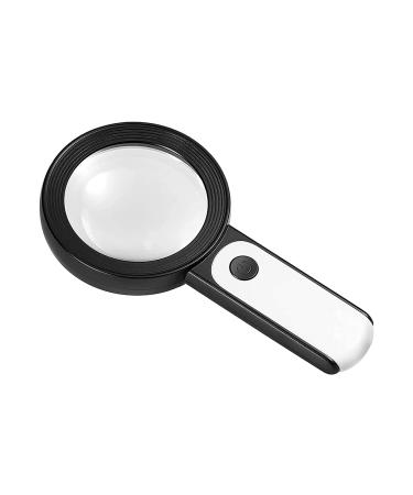 Magnifying Glass 18LED Lighting Magnifying Glass Magnifying Glass 30X Hand-held Large Magnifying Glass Magnifier