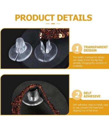 Holibanna Gel Metatarsal Pads for Thong Sandals | 5 Pairs Non-Slip Silicone Toe Guards & Cushions - Buy Online on GoSupps.com