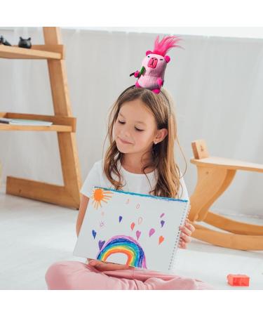 Women Funny Hair Clip - Stuffed Capybara Girls Funny Hair Clip Stage Performance Cute Hair Accessory Teen Girls Fashion for Beach Face Cleansing Makeup Pink - Buy Online on GoSupps.com