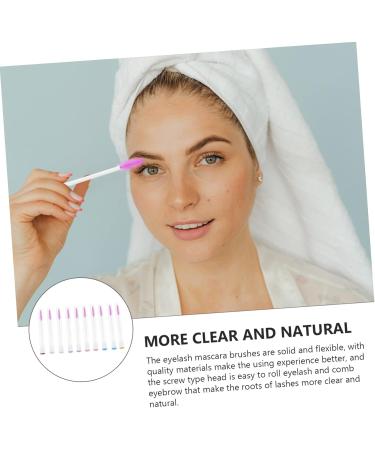 Didiseaon 10pcs Eyelash Brush Eyebrow Brush Makeup Stuff Makeup Plastic Brush Wands Woman With Diamond - Buy Online on GoSupps.com