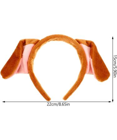 TOVINANNA 1pc Puppy Headband Girls Dresses Clothing Keychain Accessories Hijab Golden Puppy Ears Dog Ear Hair Hoop Cloth Headdress Cosplay Hairband Cartoon Hair Hoop Pointy Fabric Ear Cuffs One Size Yellow - Buy Online on GoSupps.com