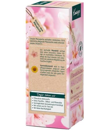 Kneipp Nourishing Massage Oil Almond Blossom - Skin-Soft 100 ml | Orange 100 ml | International Shipping Available - Buy Online on GoSupps.com