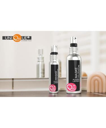 UNIQ10UE Vegan Anti-Wrinkle Eye Cream - Hyaluronic Acid & Vitamin E+C - 100ml - Made in Germany - Premium Eye Care - Buy Online on GoSupps.com