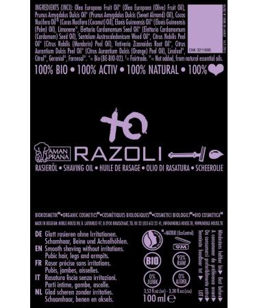 Aman Prana 3-in-1 Shaving Oil for Women - Smooth Nourishing and Eco-Friendly | Shop Internationally - Buy Online on GoSupps.com