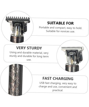 minkissy 1 Set Special Carving Clippers Professional Hair Trimmer Cordless Clippers Hair Grooming Trimmer Hair Grooming Clipper Men's Razor Electronic Component Wooden Electric Scissors Man - Buy Online on GoSupps.com