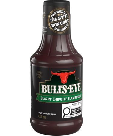 Bull's-Eye Blazing Chipotle BBQ Sauce 425ml (Pack of 10) - Buy Online on GoSupps.com