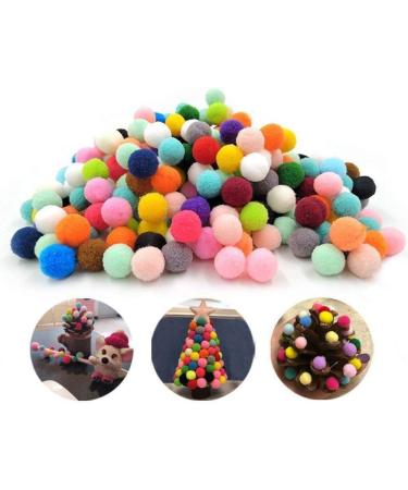 3300pc 1cm Assorted Pompoms Multicolor - Arts & Crafts Fuzzy Pom Poms Balls - Buy Online on GoSupps.com