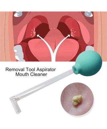 Rianpesn Mazestone Cleaning Straw - Manual Tonsil & Mouth Cleaner | Oral Care Tools for Home & Travel | Eco-Friendly Green - Buy Online on GoSupps.com