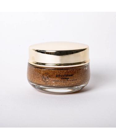 Ay'v AYV Cosmetics - Organic Exfoliating Face Gel with Rosehip Seed Powder - Gentle and Refreshing Facial Care - Removes Impurities and Promotes Cell Renewal - MADE IN FRANCE - 100ml