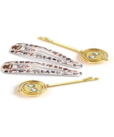 Harry Potter Official Time Turner Hair Clip Set by The Carat Shop