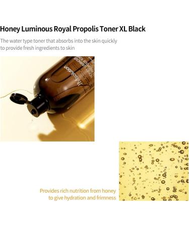 JMSolution Honey Luminous Royal Propolis Toner XL Black Intensive Moisture Care Hydrating Toner - 20.3 fl oz - Buy Online on GoSupps.com
