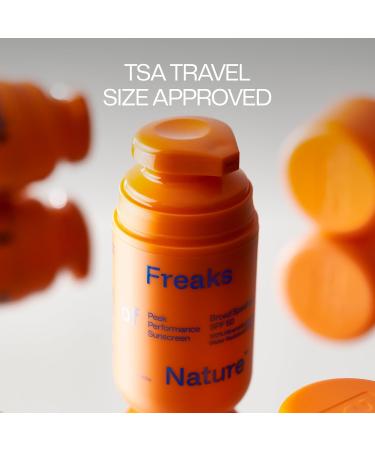 Freaks of Nature Peak Performance SPF 50 | 100% Mineral Sunscreen | Lightweight Fast-Absorbing 80-Min Water-Resistant | Plant-Based Eco-Friendly Reef-Safe Cruelty-Free | All Skin Types| 1.7 oz SPF 50 1.7 Fl Oz (Pack of  - Buy Online on GoSupps.com