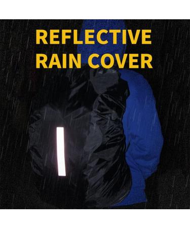 HYCOPROT Waterproof Backpack Rain Cover Yellow | 10-85L | Hi-Visibility | Reflective Strip | Anti-dust | Hiking Camping Traveling | L(41-55L) - Buy Online on GoSupps.com