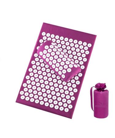 Nealpar Eco Mat Acupressure Massage device Acupuncture tower attachment made of natural linen cotton Pillow Back reflex zone massage trigger point massage Stress breakdown