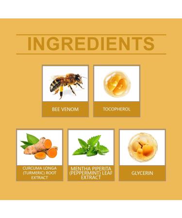 OSFRIAGE Bee Venom Turmeric Joint Cream Professional Bee Venom Joint Gel Bee Venom Joint and Bone Cream for Back Knee Hands Neck Feet -60ML (2PCS) - Buy Online on GoSupps.com