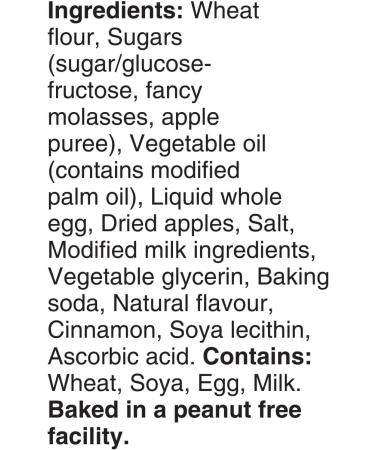 Bear Paws Baked Apple Cookies - Soft Cookie Snack Packs School Snacks Made With Real Apple Peanut Free 240g 6 Pouches Baked Apple 40 g (Pack of 6) - Buy Online on GoSupps.com