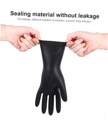 MAGICLULU 3 Pairs Barber Gloves Rubber Gloves for Dying Hair Hairdressing Supplies Hair Dyeing Gloves Shampoo for Color Treated Hair Shampoo Men Hair Dye Shampoo Black Emulsion Man Tool Belt - Buy Online on GoSupps.com