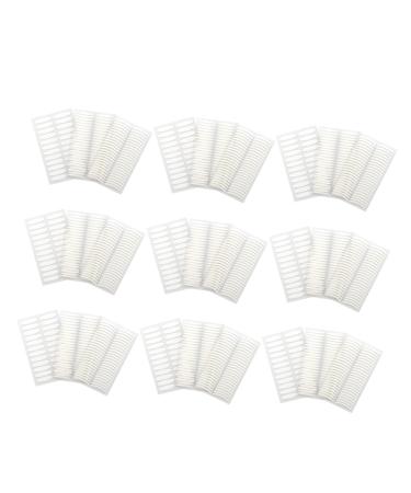 FRCOLOR 45 Sheets Stickers Easy to Remove Eyelid Sticker Eyelid Tape Fiber Double Eyelid Sticker Make up Man Size 1 White