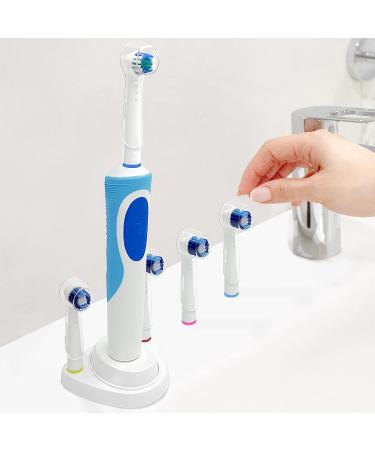 Lazyme Electric Toothbrush Holder Charger with 4 Dust-Proof Covers for Oral-B Toothbrush Heads - Buy Online on GoSupps.com