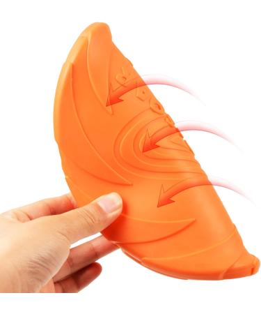 Xubx Dog Frisbees Set - 3 Thick Rubber Frisbees for Training Catching & Playing | Durable Dog Toys for All Breeds - Buy Online on GoSupps.com