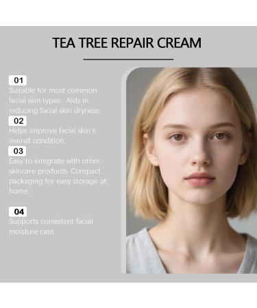  Generisch Tea Tree Healing Cream 2 Pack - Professional Organic Tea Tree Oil Cream - Natural Care Against Impurities - Soothing Moisturizing Cream for All Skin Types - Buy Online on GoSupps.com