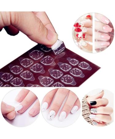 Gshy Transparent Nail Stickers - 240pcs Double-Sided Nail Glue Gel Adhesive Accessories for Perfect Nails | International Shipping Available - Buy Online on GoSupps.com
