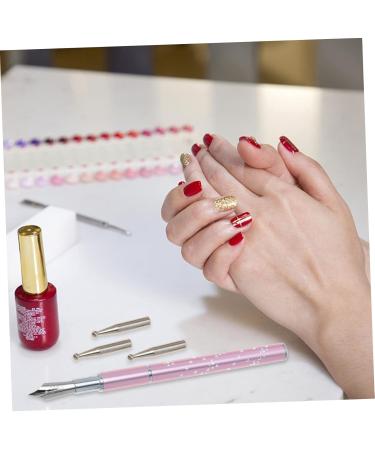 Healeved 1 Set Nail Art Pen Nail Pens Nail Art Tools Nail Tools Nail Painting Tools Diamond Embroidery Tool Nail Dotting Pen Nails Tools Stainless Steel Painted Drill Pen - Buy Online on GoSupps.com