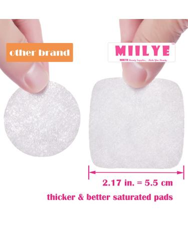 80PCS Nail Polish Remover Pads in Box - Easy, Instant & Lint Free| For Water/Oil Based Nail Polish Soak Off | Portable & Convenient - Buy Online on GoSupps.com