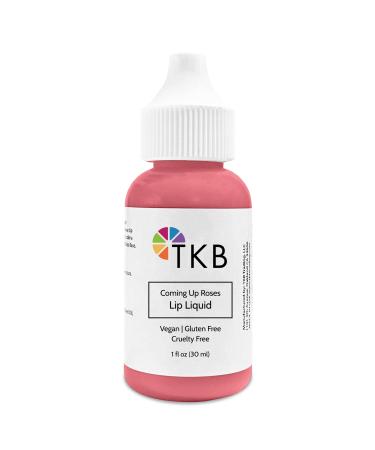 TKB Lip Liquid Color|Liquid Lip Color for TKB Gloss Base  DIY Lip Gloss  Pigmented Lip Gloss and Lipstick Colorant  Moisturizing  Made in USA (1floz (30ml)  Coming Up Roses) Coming Up Roses 1 Fl Oz (Pack of 1)