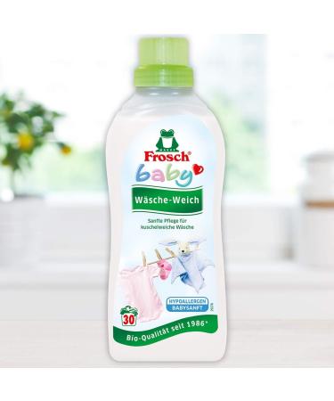 Frosch Baby Laundry Soft Fabric Conditioner - 2 x 750 ml | Eco-Friendly & Gentle on Baby Clothes - International Shipping Available - Buy Online on GoSupps.com