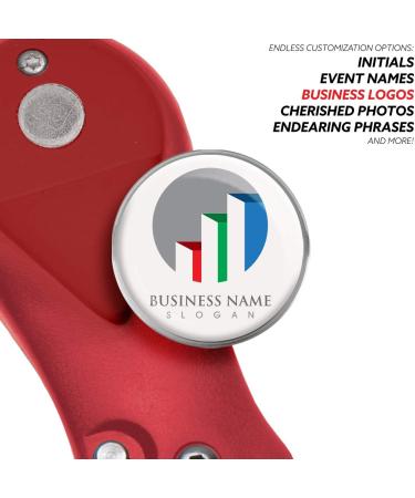 Custom Logo Clip Wipes Golf Divot Tool | Switchblade Style | (5) 1 Logo Ball Marker | Personalized Red - Buy Online on GoSupps.com