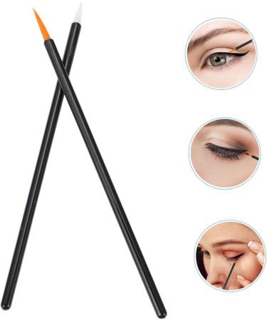Mikinona Lash Brush 100pcs Disposable Eyelash Brush Makeup Brush Lash Applicator Eyeliner Fiber Brush Eyes Girl Tool - Buy Online on GoSupps.com