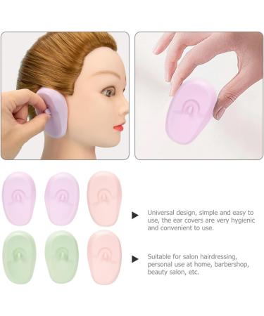 FRCOLOR 3 Pairs Ear Covers for Hairdressing, Shower, and Salon - Silica Gel Hair Dye Protectors - Buy Online on GoSupps.com