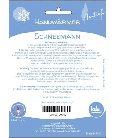 Shop KDA Hand Warmer Pocket Warmers - Reusable Finger Warmers for Kids & Adults | Various Motifs | Perfect for Winter Sports & Cold Weather - Buy Online on GoSupps.com