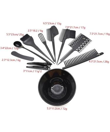 FRCOLOR 3 Sets Hair Dye Set Hair Dye Hair Dye Hair Colour Spray Hair Dye Brush Dye Comb Ear Protection Hair Dye Brush Tool Dye Bowl Set Ten Piece Set - Buy Online on GoSupps.com
