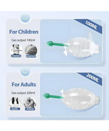 Ear Pressure Relief Device - Eustachian Tube Unclogger for Tinnitus & Earache - Ideal for Travel Diving & Swimming (200ml Transparent Green - Buy Online on GoSupps.com