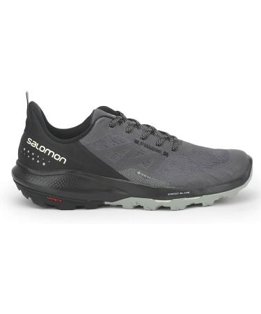 Salomon Men's OUTPULSE Gore-Tex Hiking Shoes 12 - Magnet/Black/Wrought Iron - Buy Online on GoSupps.com