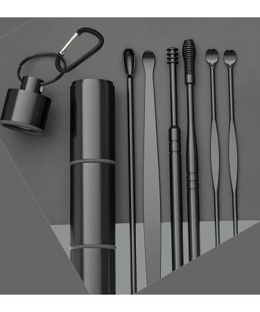 8 Pcs Ear Pick Earwax Removal Kit Ear Cleansing Tool Set Ear Curette Ear Wax