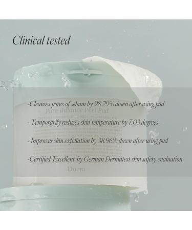 DUEM Pure Balance Peel Pad - Gentle Exfoliation for Smoother Skin | Suitable for All Skin Types | Korean Skincare | 50 Pads - International Shipping Available - Buy Online on GoSupps.com