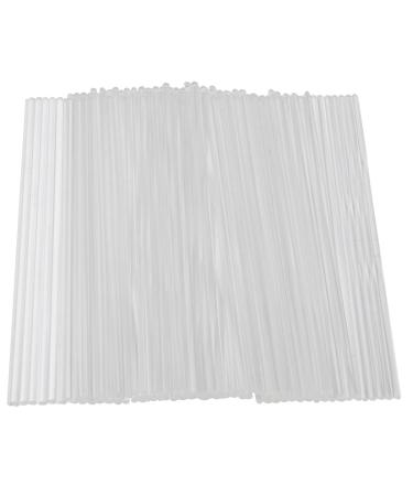 Naemriee 100 Pieces 6 Inch Acrylic Lollipop Sticks Clear Reusable Acrylic Rods for Making Lollipops Cake Candy Chocolates