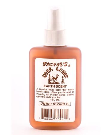 Jackies Deer Lures Earth Scent Sprayer, 4-Ounce