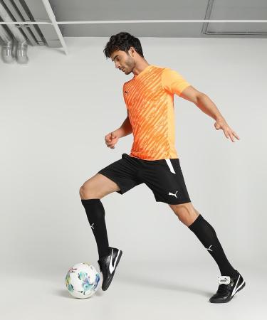 Puma TeamLIGA Referee Shorts for Men - Black/White | Stylish Durable Perfect for Officials - Buy Online on GoSupps.com